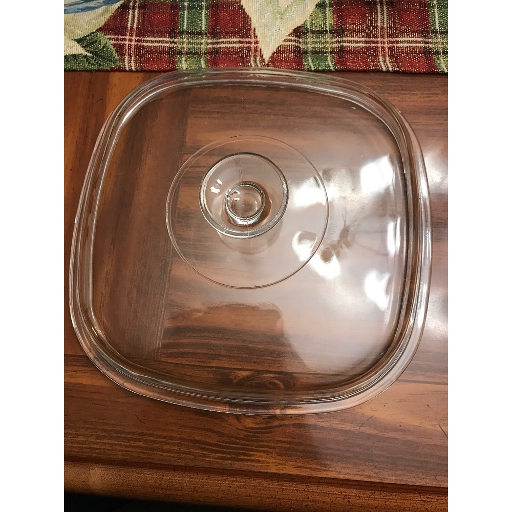 pyrex vintage clear replacement lid with handle casserole